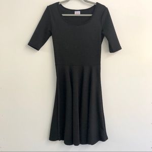 LuLaRoe Solid Black “Nicole” dress size small